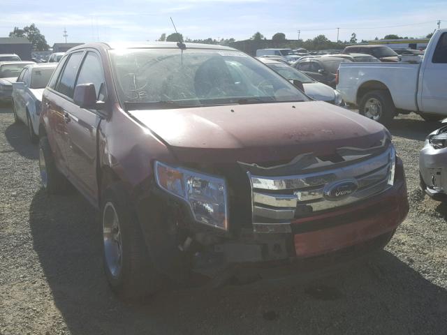 2FMDK48C48BA93063 - 2008 FORD EDGE SEL RED photo 1