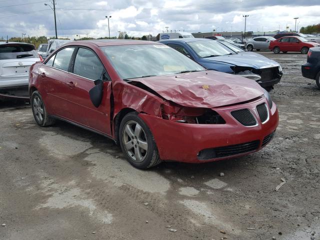 1G2ZH58N774157061 - 2007 PONTIAC G6 GT RED photo 1