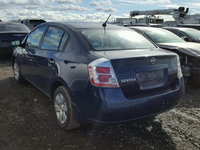 3N1AB61E68L685151 - 2008 NISSAN SENTRA 2.0 BLUE photo 3