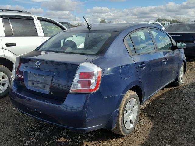 3N1AB61E68L685151 - 2008 NISSAN SENTRA 2.0 BLUE photo 4