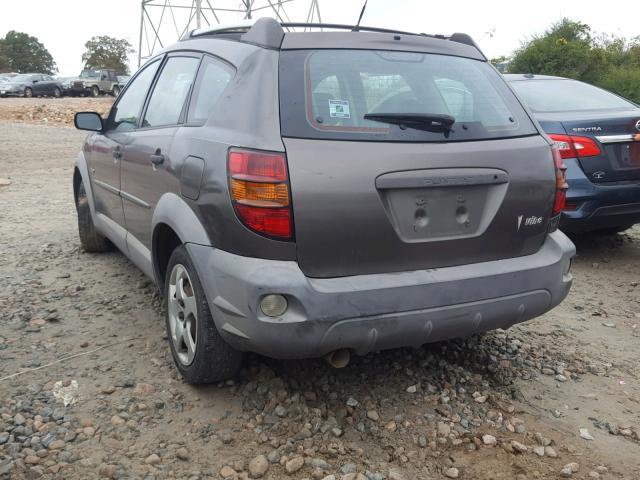 5Y2SL648X3Z439970 - 2003 PONTIAC VIBE GRAY photo 3