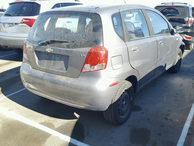 KL1TD66687B763177 - 2007 CHEVROLET AVEO BASE Boz foto 4