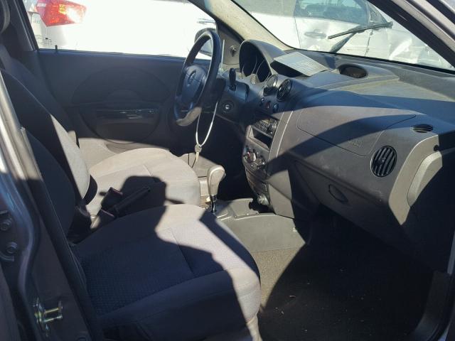 KL1TD66687B763177 - 2007 CHEVROLET AVEO BASE Boz foto 5