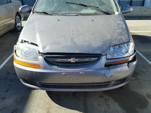 KL1TD66687B763177 - 2007 CHEVROLET AVEO BASE Boz foto 9