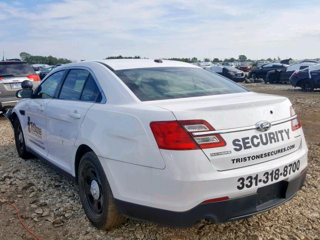 1FAHP2L89DG134794 - 2013 FORD TAURUS POL WHITE photo 3