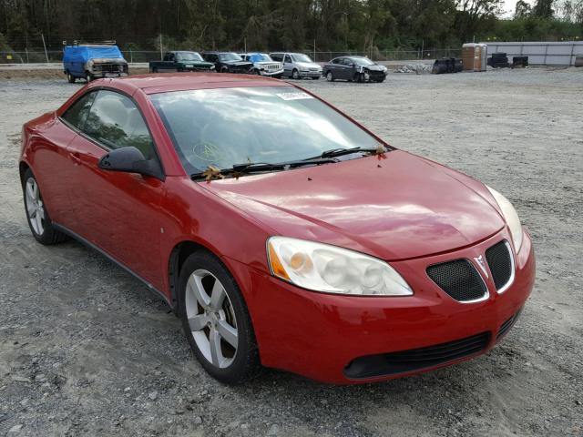 1G2ZH361374125390 - 2007 PONTIAC G6 GT RED photo 1