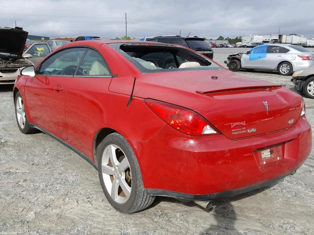 1G2ZH361374125390 - 2007 PONTIAC G6 GT RED photo 3