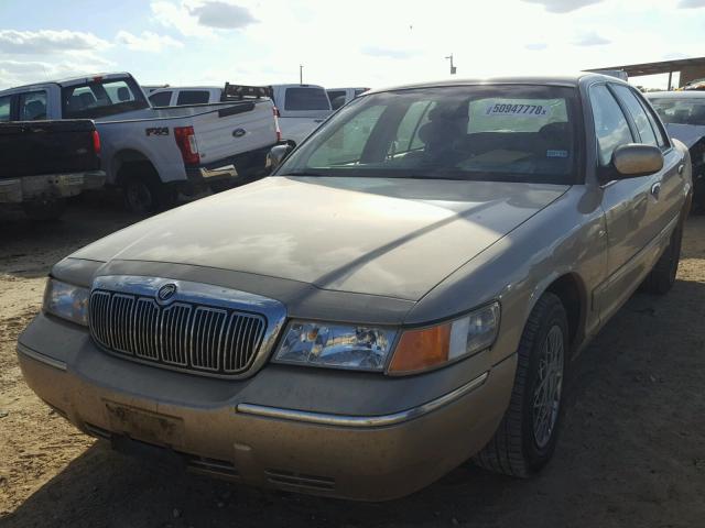 2MEFM74W2YX665368 - 2000 MERCURY GRAND MARQ TAN photo 2