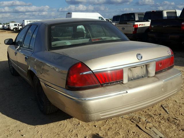 2MEFM74W2YX665368 - 2000 MERCURY GRAND MARQ TAN photo 3