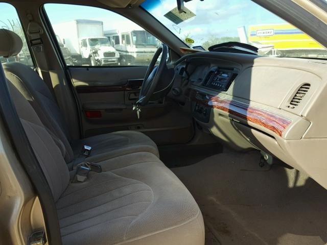 2MEFM74W2YX665368 - 2000 MERCURY GRAND MARQ TAN photo 5