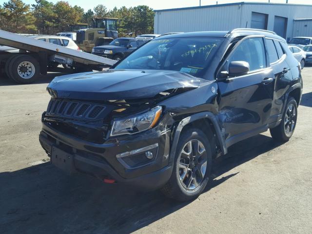 3C4NJDDBXHT641080 - 2017 JEEP COMPASS TR BLACK photo 2