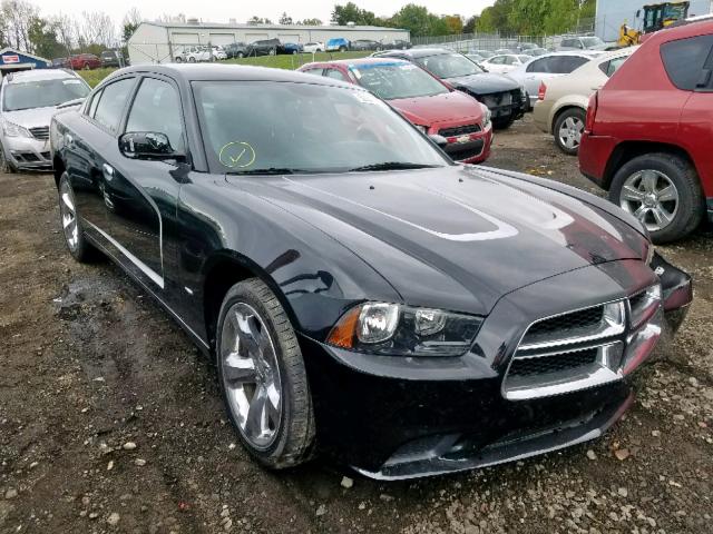 2C3CDXBG9DH712095 - 2013 DODGE CHARGER SE BLACK photo 1