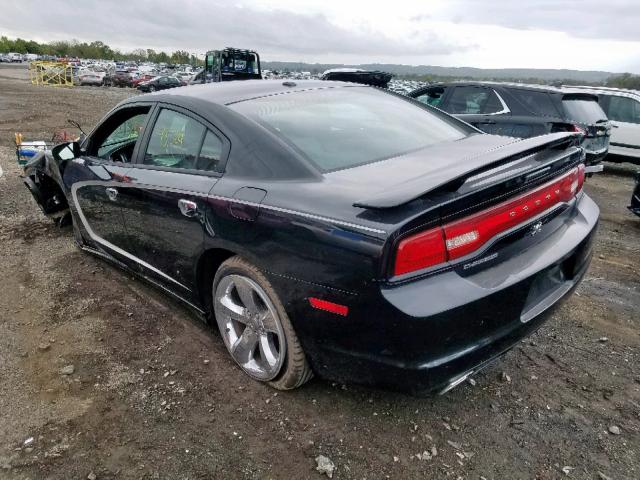 2C3CDXBG9DH712095 - 2013 DODGE CHARGER SE BLACK photo 3