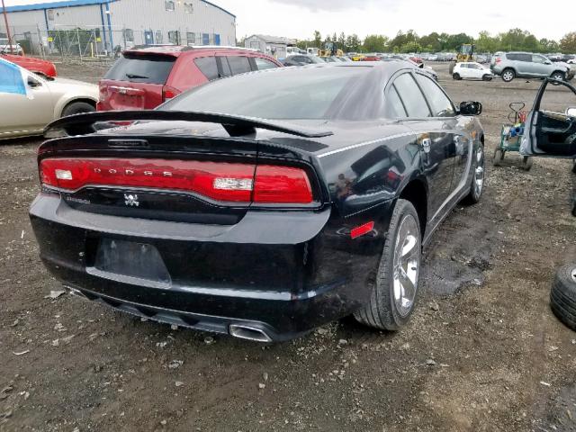 2C3CDXBG9DH712095 - 2013 DODGE CHARGER SE BLACK photo 4