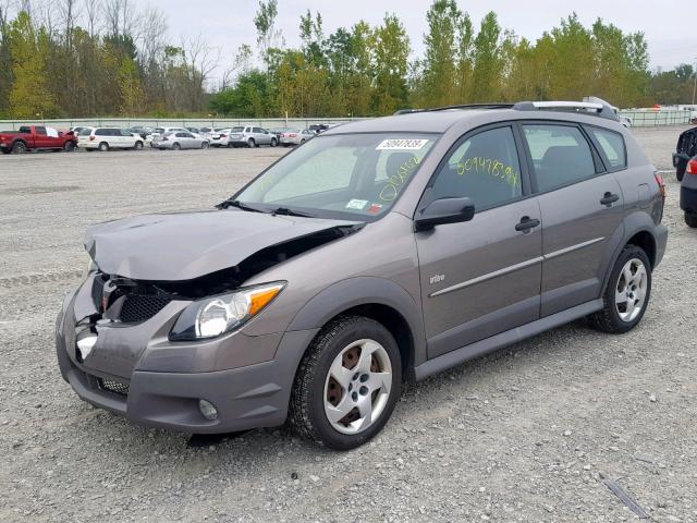 5Y2SM62844Z458564 - 2004 PONTIAC VIBE GRAY photo 2