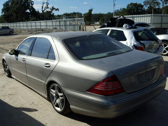 WDBNG70J06A466788 - 2006 MERCEDES-BENZ S 430 TAN photo 3