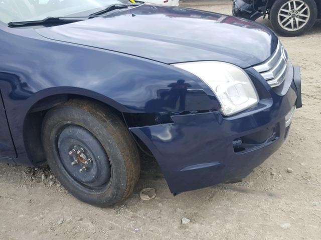 3FAHP02187R221396 - 2007 FORD FUSION SEL BLUE photo 9