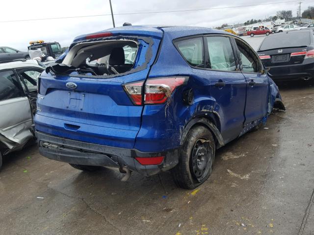 1FMCU0F71HUE68647 - 2017 FORD ESCAPE S BLUE photo 4