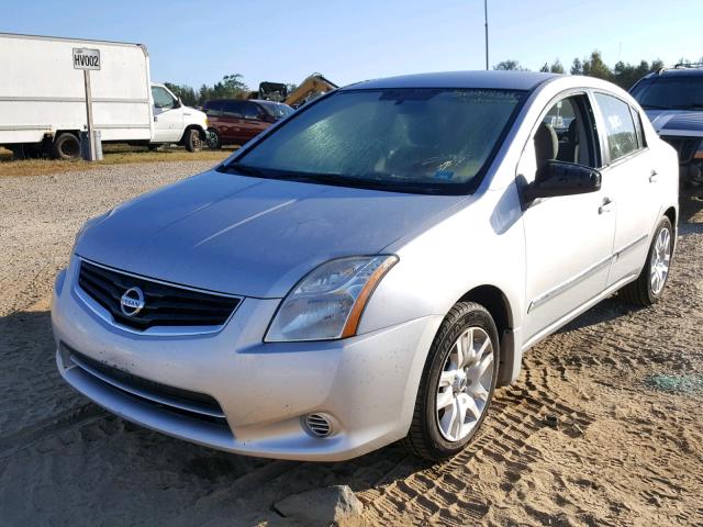 3N1AB6AP3CL631381 - 2012 NISSAN SENTRA 2.0 SILVER photo 2