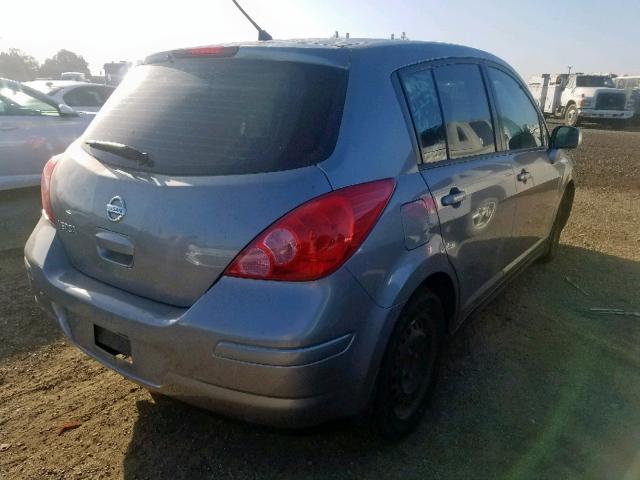 3N1BC1CPXBL485044 - 2011 NISSAN VERSA S GRAY photo 4