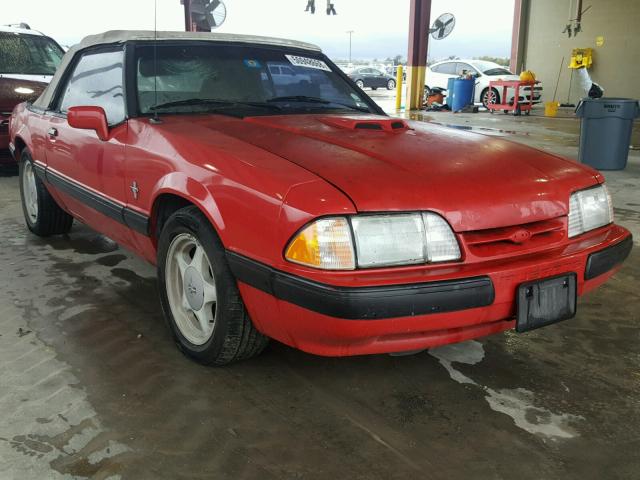 1FABP44A2KF131368 - 1989 FORD MUSTANG LX RED photo 1