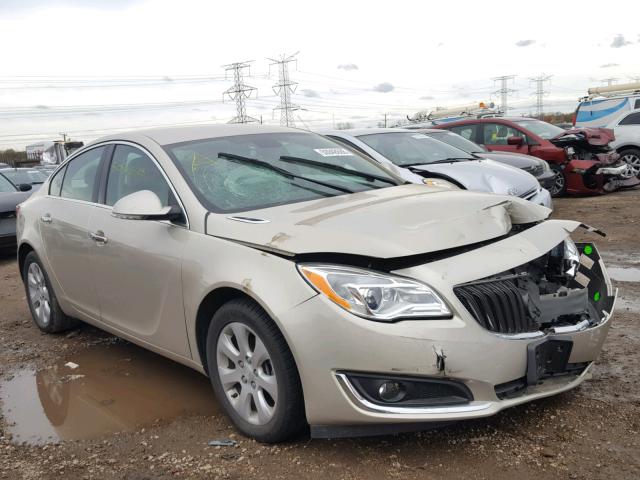 2G4GM5ER2E9202158 - 2014 BUICK REGAL PREM BEIGE photo 1