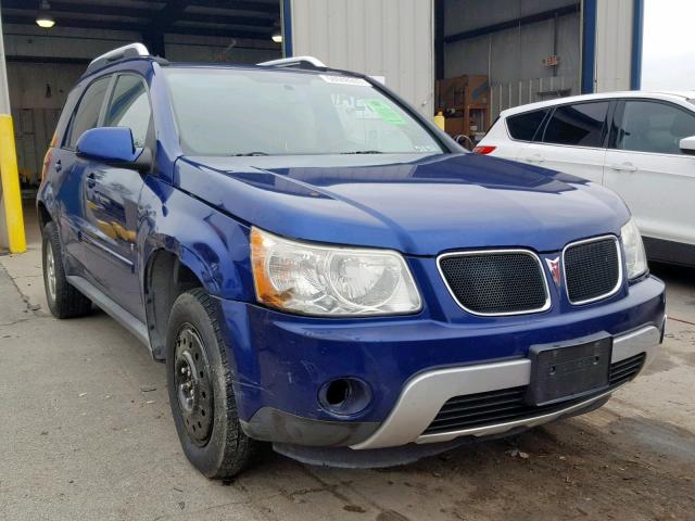 2CKDL63F476022573 - 2007 PONTIAC TORRENT BLUE photo 1