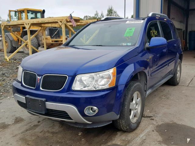 2CKDL63F476022573 - 2007 PONTIAC TORRENT BLUE photo 2