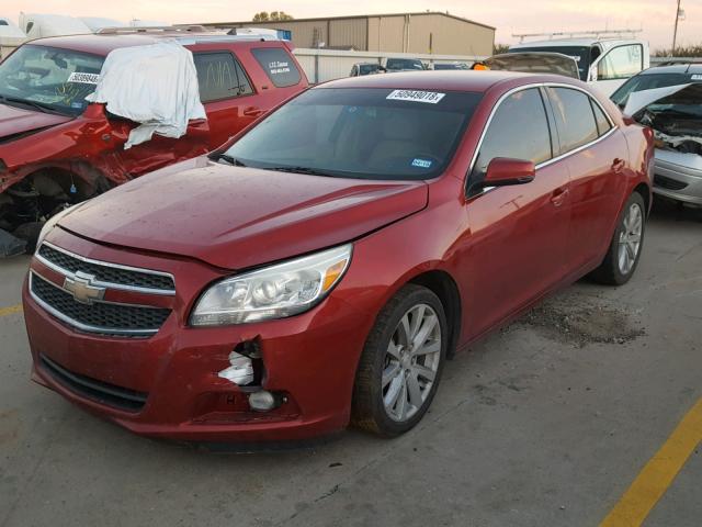 1G11E5SA3DF310941 - 2013 CHEVROLET MALIBU 2LT RED photo 2