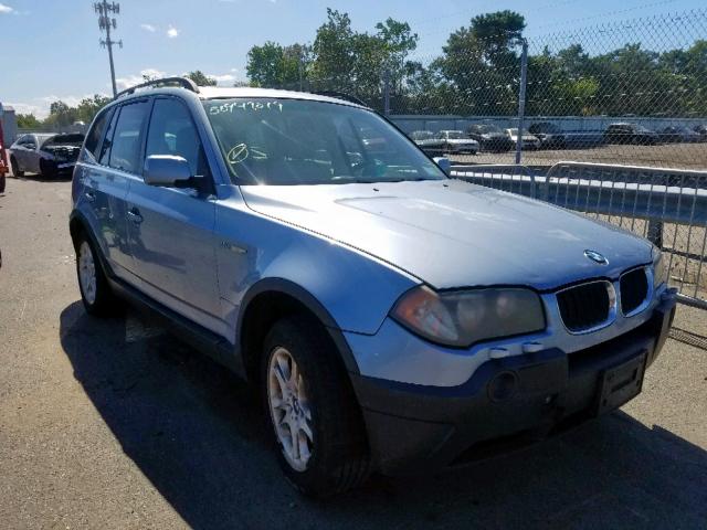 WBXPA73464WC43937 - 2004 BMW X3 2.5I BLUE photo 1