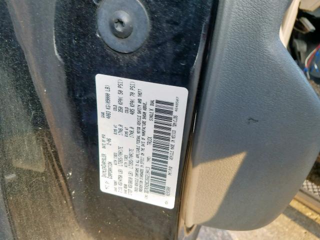 3D7KR28C26G218413 - 2006 DODGE RAM 2500 S Սև լուսանկար 10