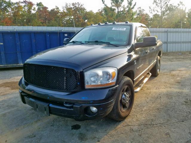 3D7KR28C26G218413 - 2006 DODGE RAM 2500 S Սև լուսանկար 2