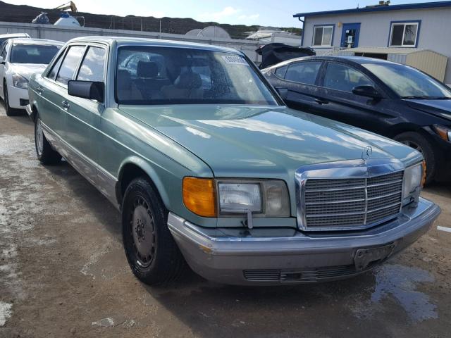 WDBCA35D0HA320253 - 1987 MERCEDES-BENZ 420 SEL GREEN photo 1