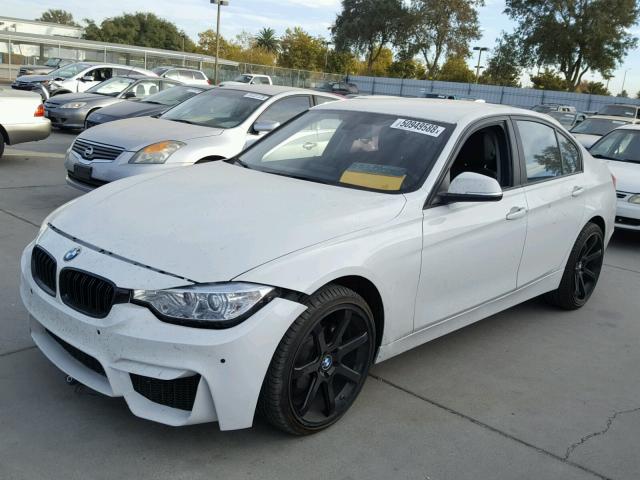 WBA3B1C5XEK133149 - 2014 BMW 320 I WHITE photo 2