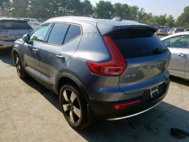 YV4162XZ9K2010713 - 2019 VOLVO XC40 T5 MO GRAY photo 3