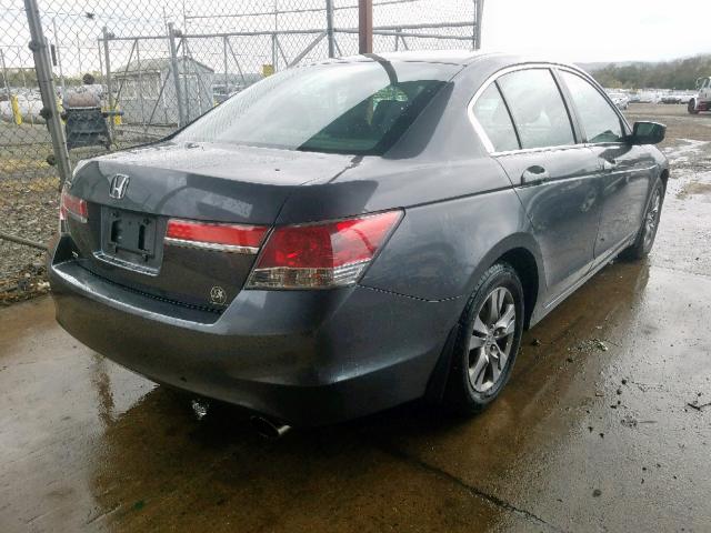 1HGCP2F44BA062093 - 2011 HONDA ACCORD LXP GRAY photo 4