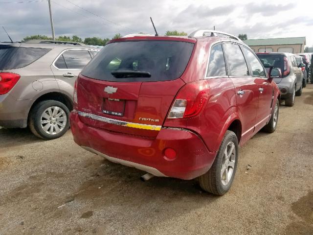 3GNAL3EK2DS613721 - 2013 CHEVROLET CAPTIVA LT MAROON photo 4