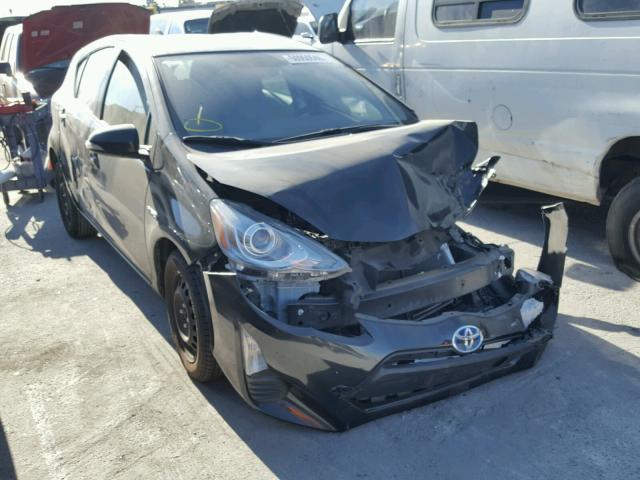 JTDKDTB31G1139483 - 2016 TOYOTA PRIUS C BLACK photo 1