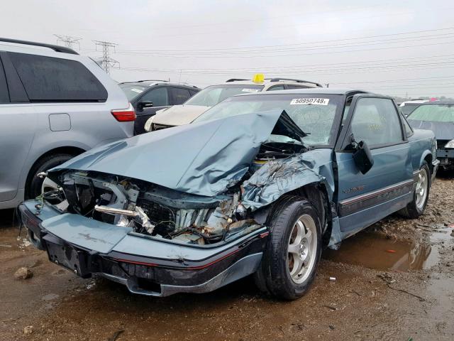 2G4WF15L3R1458338 - 1994 BUICK REGAL GRAN BLUE photo 2