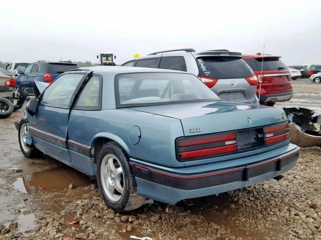 2G4WF15L3R1458338 - 1994 BUICK REGAL GRAN BLUE photo 3