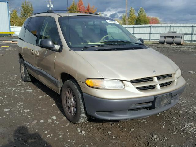 2B4GP45G9YR744654 - 2000 DODGE CARAVAN SE GOLD photo 1