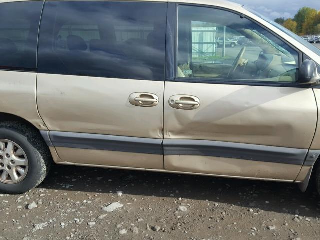 2B4GP45G9YR744654 - 2000 DODGE CARAVAN SE GOLD photo 10