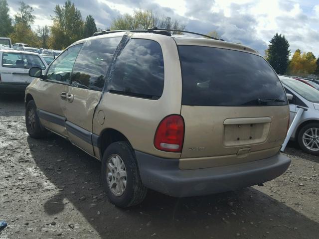 2B4GP45G9YR744654 - 2000 DODGE CARAVAN SE GOLD photo 3