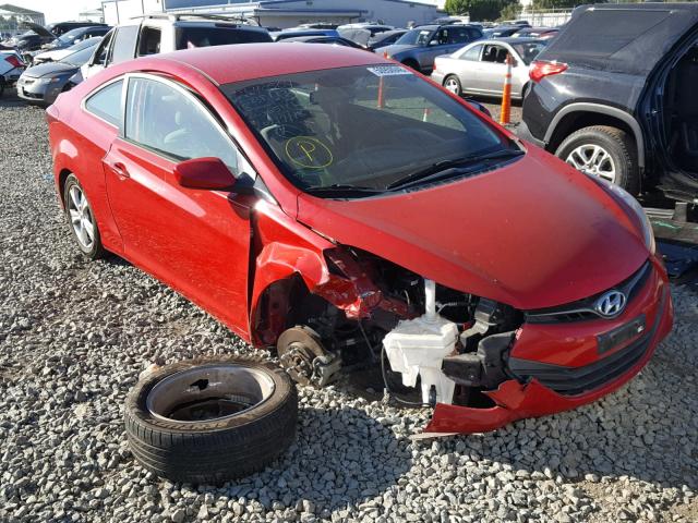 KMHDH6AE9DU010771 - 2013 HYUNDAI ELANTRA CO RED photo 1