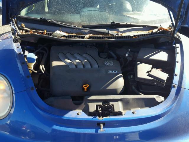 3VWCK21C51M427746 - 2001 VOLKSWAGEN NEW BEETLE Mavi foto 7