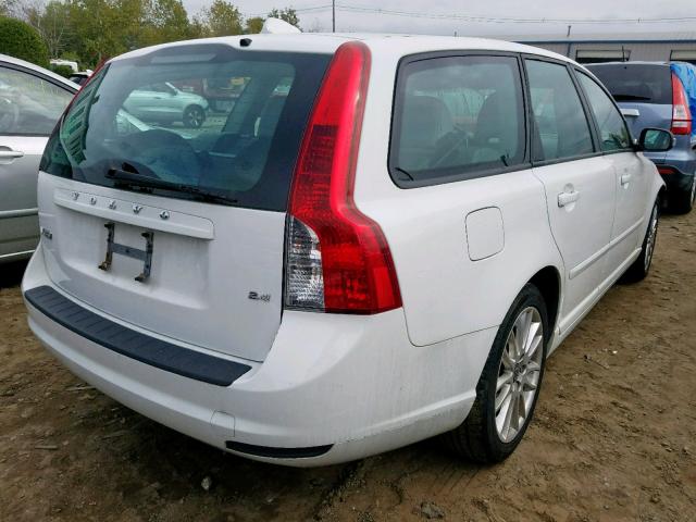 YV1390MW2A2546655 - 2010 VOLVO V50 2.4I WHITE photo 4