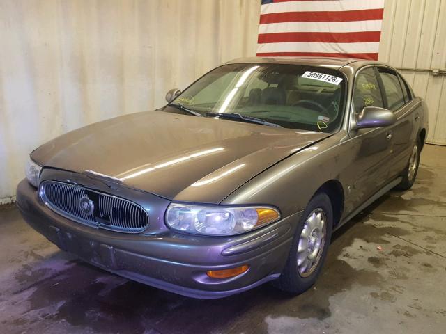 1G4HR54K21U215953 - 2001 BUICK LESABRE LI SILVER photo 2