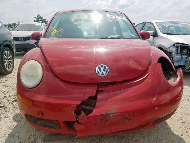 3VWRW31C39M518448 - 2009 VOLKSWAGEN NEW BEETLE 红色 照片 9
