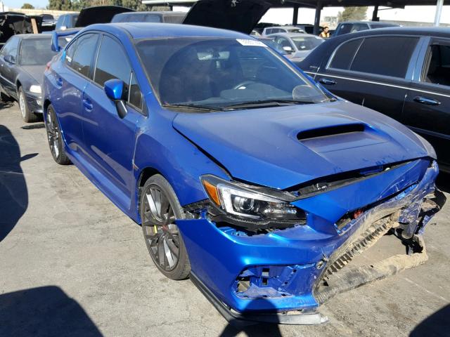 JF1VA2W61J9805311 - 2018 SUBARU WRX STI BLUE photo 1