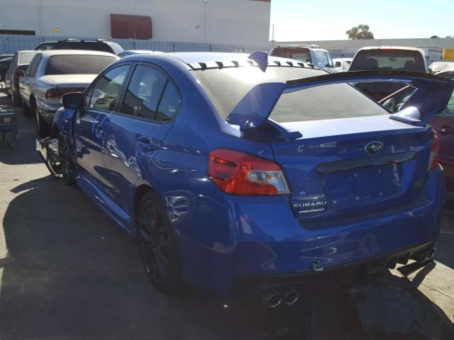 JF1VA2W61J9805311 - 2018 SUBARU WRX STI BLUE photo 3